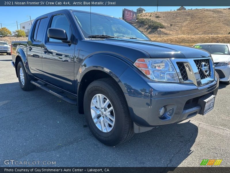 Arctic Blue Metallic / Steel 2021 Nissan Frontier SV Crew Cab 4x4