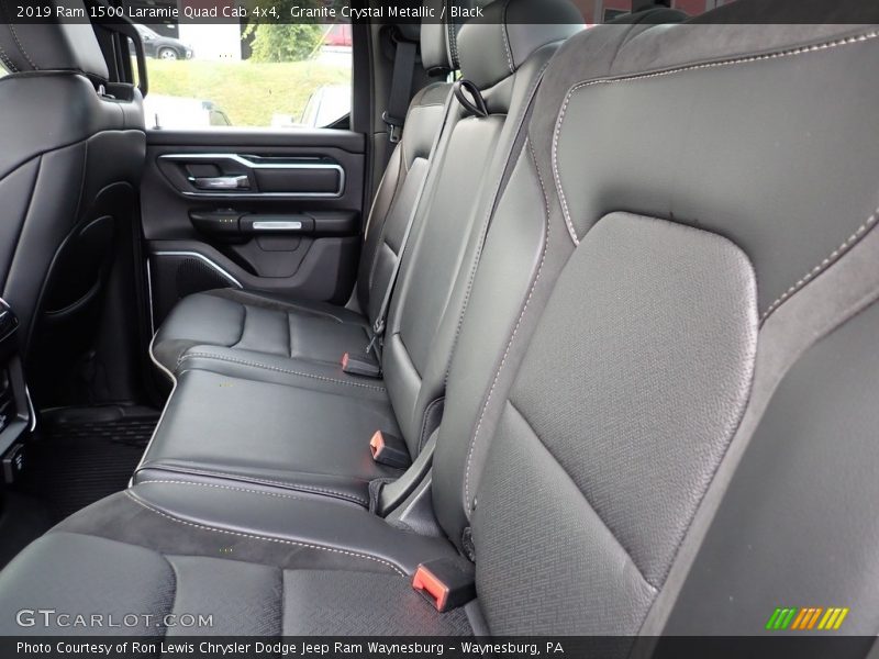 Rear Seat of 2019 1500 Laramie Quad Cab 4x4