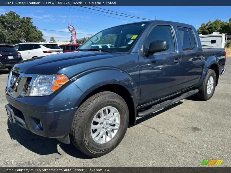 Arctic Blue Metallic / Steel 2021 Nissan Frontier SV Crew Cab 4x4
