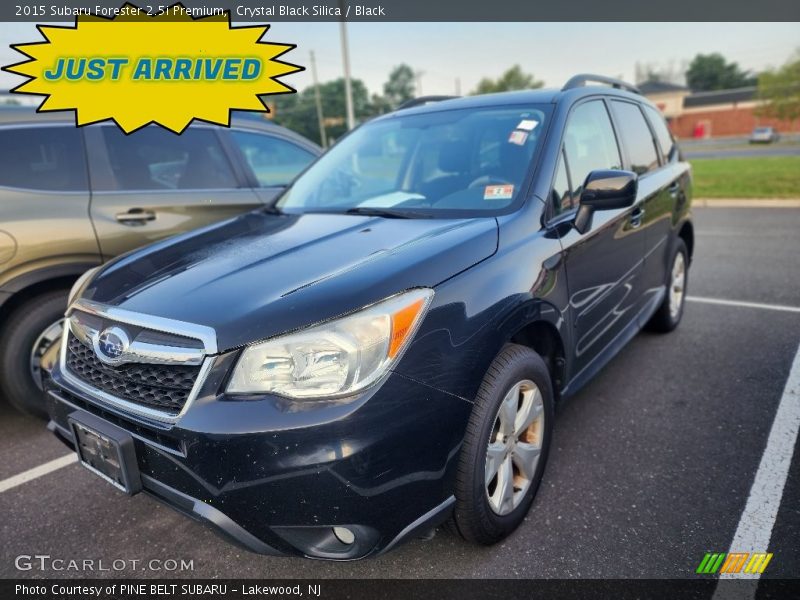 Crystal Black Silica / Black 2015 Subaru Forester 2.5i Premium