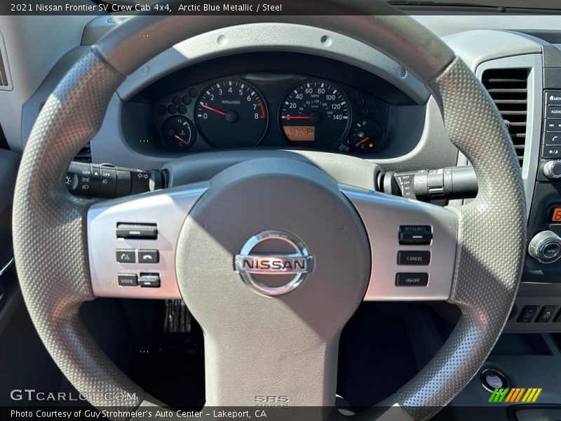 Arctic Blue Metallic / Steel 2021 Nissan Frontier SV Crew Cab 4x4