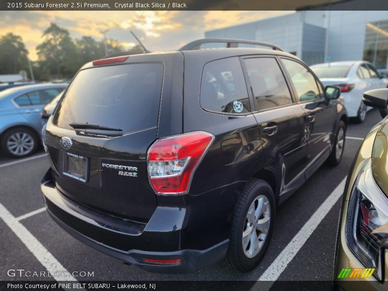 Crystal Black Silica / Black 2015 Subaru Forester 2.5i Premium