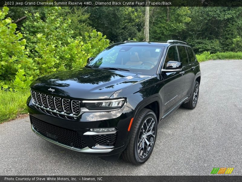 Diamond Black Crystal Pearl / Tupelo/Black 2023 Jeep Grand Cherokee Summit Reserve 4WD