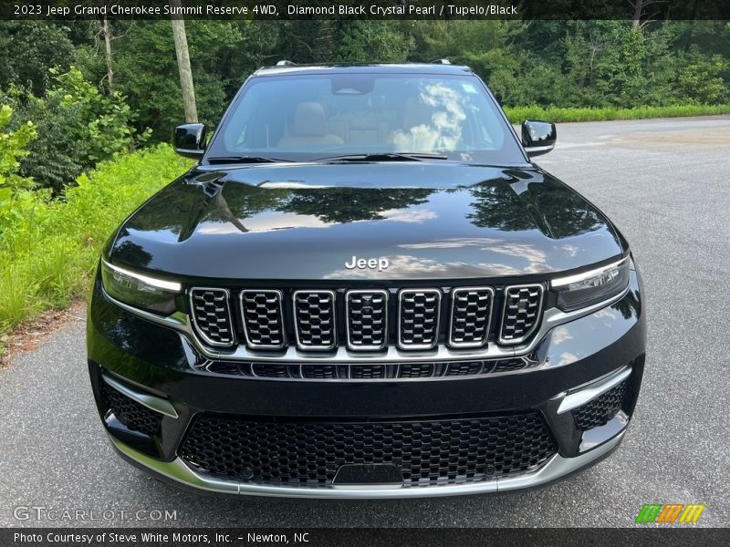 Diamond Black Crystal Pearl / Tupelo/Black 2023 Jeep Grand Cherokee Summit Reserve 4WD