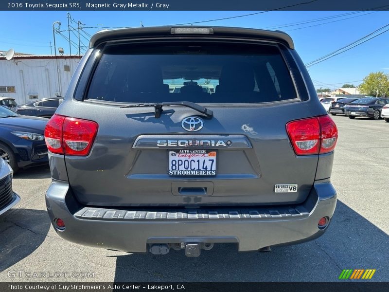 Magnetic Gray Metallic / Gray 2016 Toyota Sequoia SR5