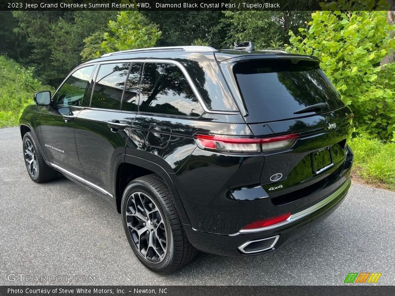 Diamond Black Crystal Pearl / Tupelo/Black 2023 Jeep Grand Cherokee Summit Reserve 4WD