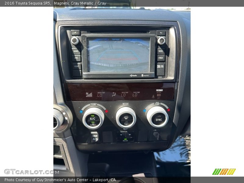 Magnetic Gray Metallic / Gray 2016 Toyota Sequoia SR5
