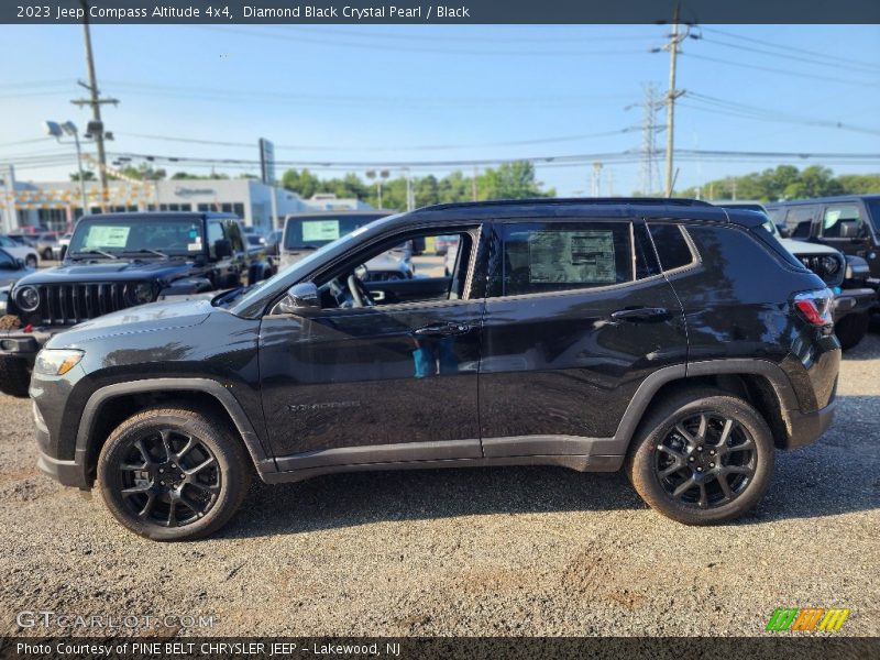 Diamond Black Crystal Pearl / Black 2023 Jeep Compass Altitude 4x4