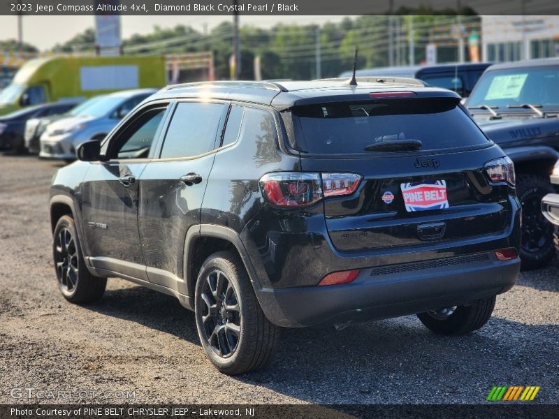 Diamond Black Crystal Pearl / Black 2023 Jeep Compass Altitude 4x4