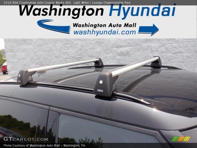 Light White / Lounge Championship Red 2016 Mini Countryman John Cooper Works All4