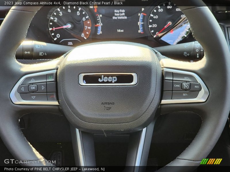 Diamond Black Crystal Pearl / Black 2023 Jeep Compass Altitude 4x4