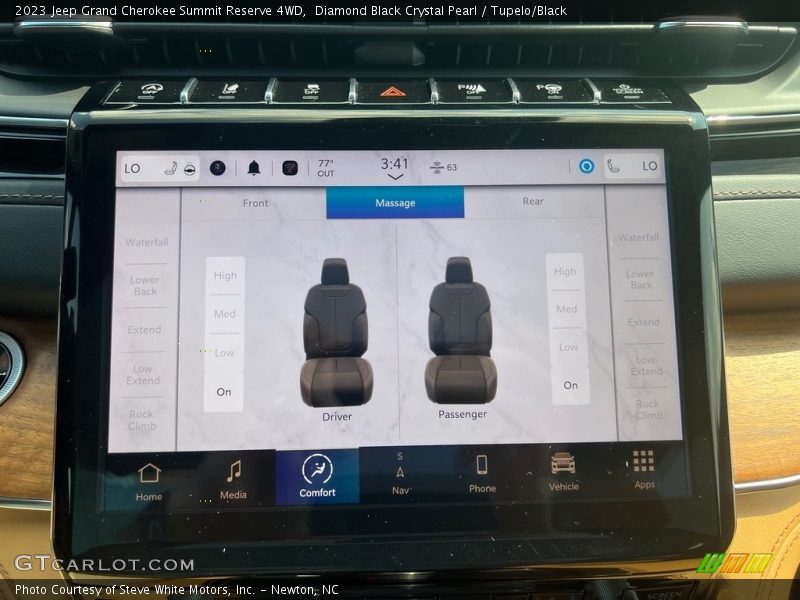 Controls of 2023 Grand Cherokee Summit Reserve 4WD