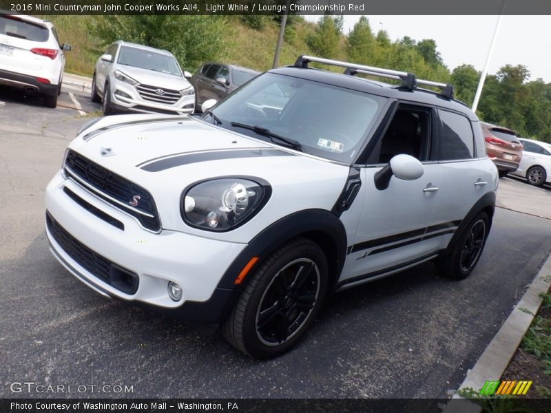 Light White / Lounge Championship Red 2016 Mini Countryman John Cooper Works All4