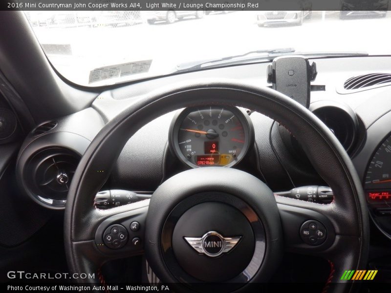 Light White / Lounge Championship Red 2016 Mini Countryman John Cooper Works All4