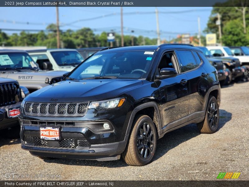 Diamond Black Crystal Pearl / Black 2023 Jeep Compass Latitude 4x4