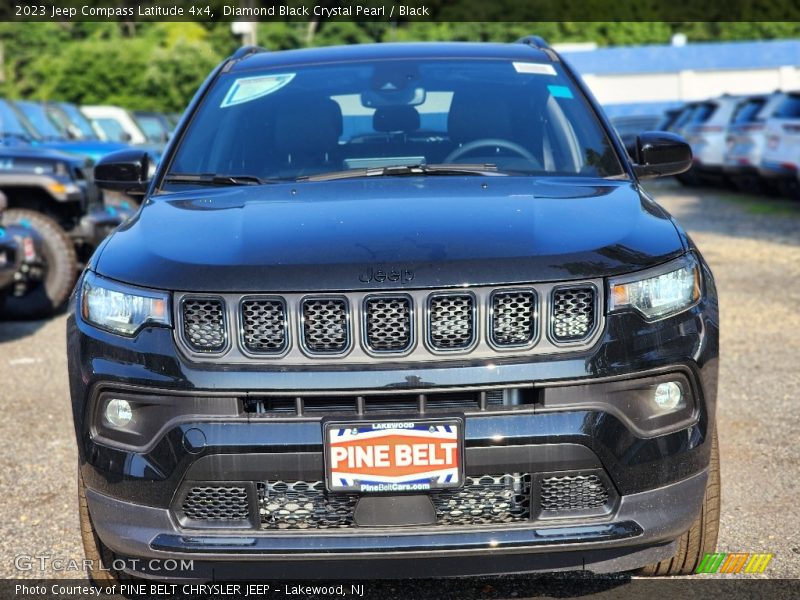 Diamond Black Crystal Pearl / Black 2023 Jeep Compass Latitude 4x4