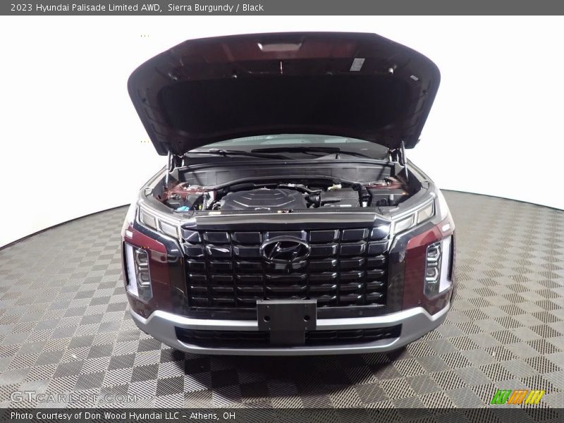Sierra Burgundy / Black 2023 Hyundai Palisade Limited AWD