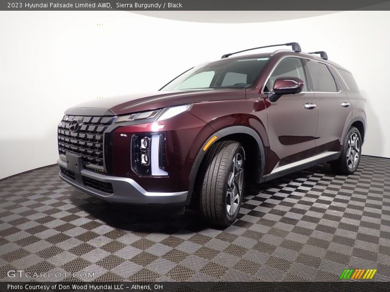 Sierra Burgundy / Black 2023 Hyundai Palisade Limited AWD