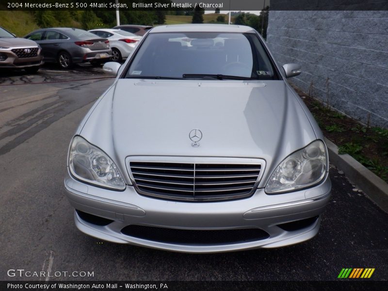Brilliant Silver Metallic / Charcoal 2004 Mercedes-Benz S 500 4Matic Sedan