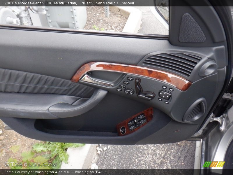 Brilliant Silver Metallic / Charcoal 2004 Mercedes-Benz S 500 4Matic Sedan