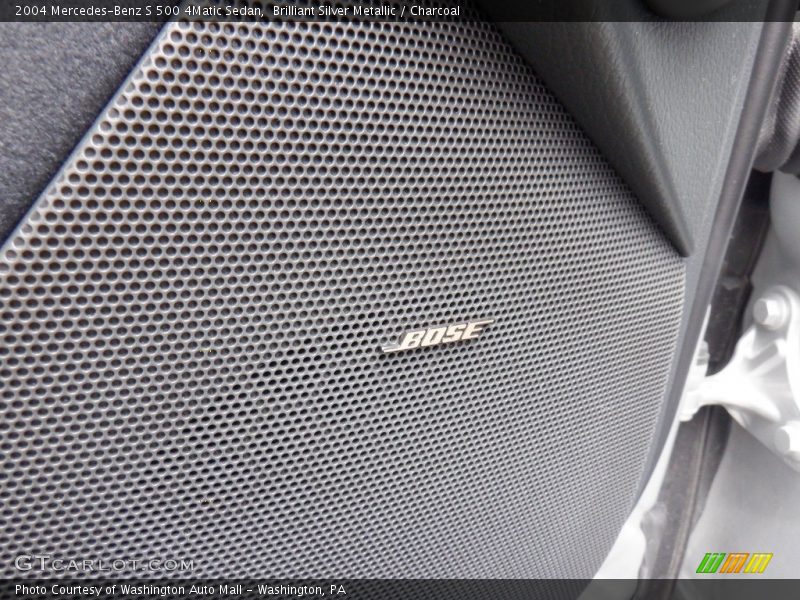 Brilliant Silver Metallic / Charcoal 2004 Mercedes-Benz S 500 4Matic Sedan