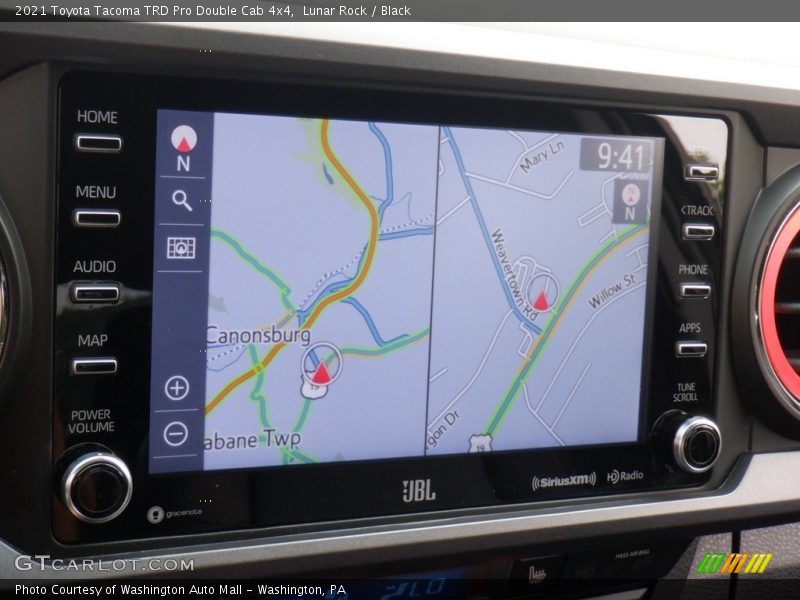 Navigation of 2021 Tacoma TRD Pro Double Cab 4x4
