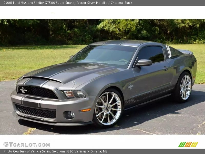 Front 3/4 View of 2008 Mustang Shelby GT500 Super Snake