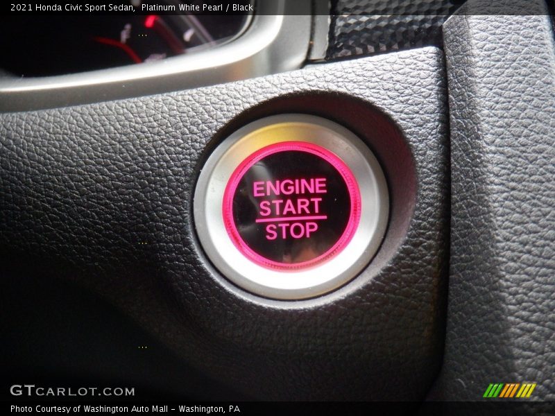 Controls of 2021 Civic Sport Sedan