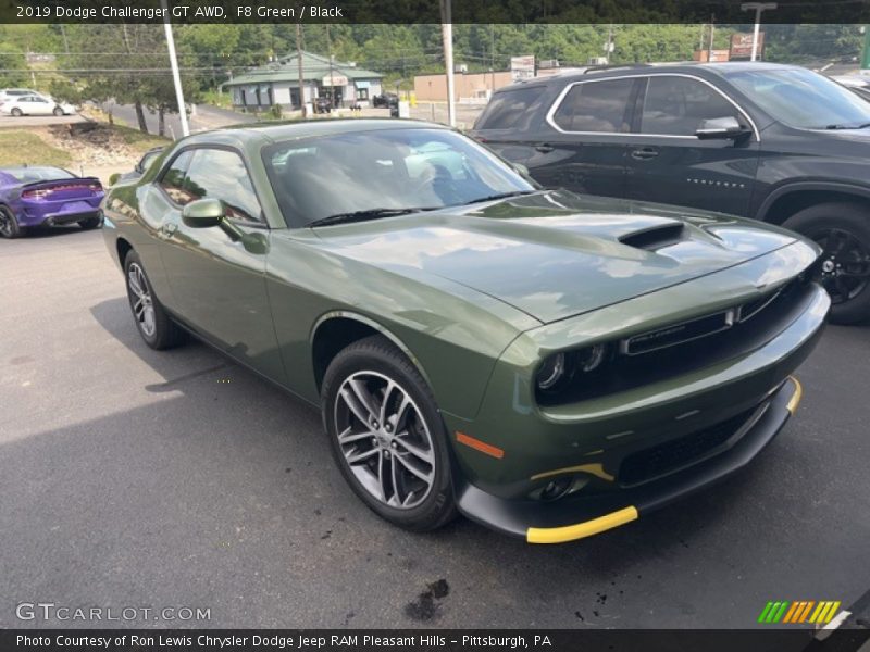 F8 Green / Black 2019 Dodge Challenger GT AWD