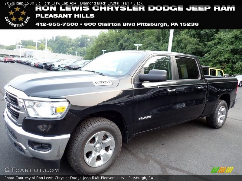 Diamond Black Crystal Pearl / Black 2020 Ram 1500 Big Horn Crew Cab 4x4