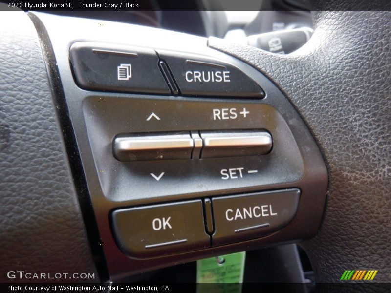 Thunder Gray / Black 2020 Hyundai Kona SE