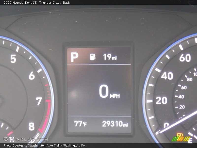 Thunder Gray / Black 2020 Hyundai Kona SE