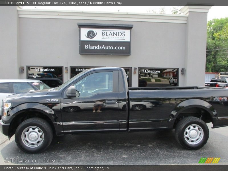 Blue Jeans / Medium Earth Gray 2016 Ford F150 XL Regular Cab 4x4