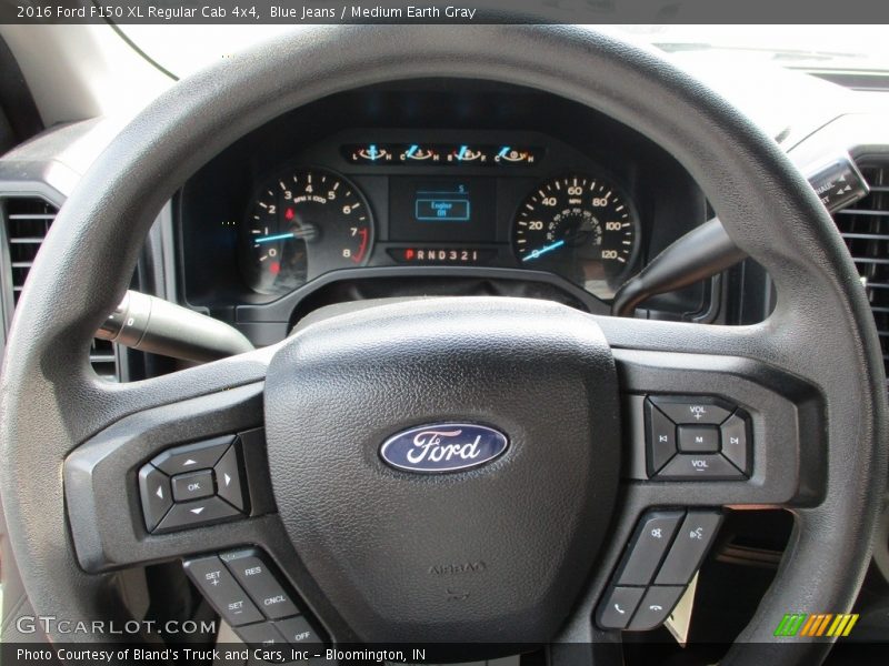 Blue Jeans / Medium Earth Gray 2016 Ford F150 XL Regular Cab 4x4