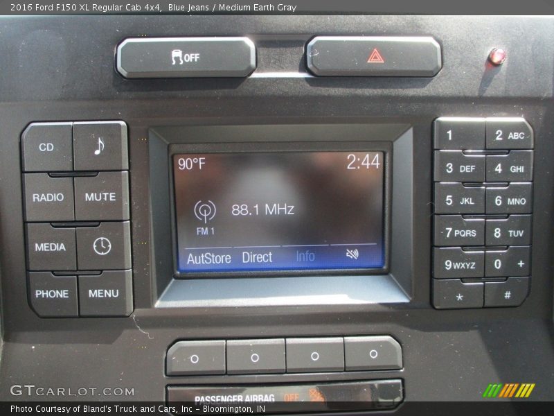 Blue Jeans / Medium Earth Gray 2016 Ford F150 XL Regular Cab 4x4