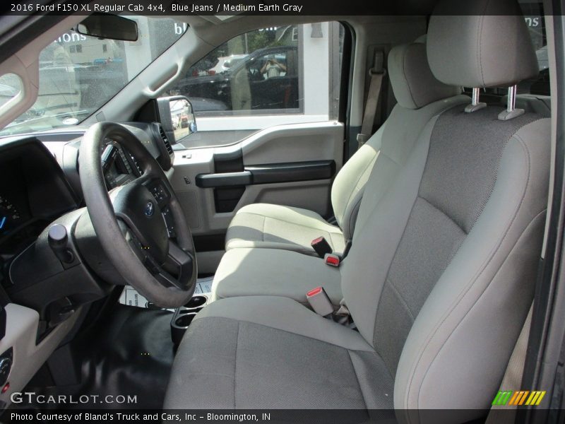 Blue Jeans / Medium Earth Gray 2016 Ford F150 XL Regular Cab 4x4