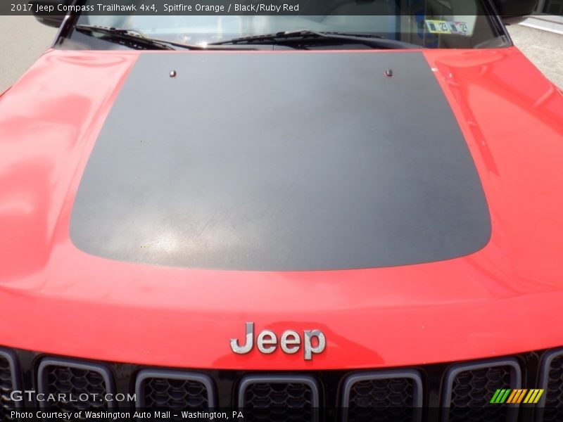Spitfire Orange / Black/Ruby Red 2017 Jeep Compass Trailhawk 4x4
