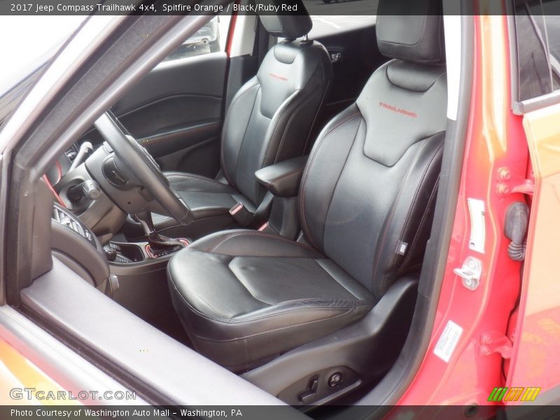 Spitfire Orange / Black/Ruby Red 2017 Jeep Compass Trailhawk 4x4