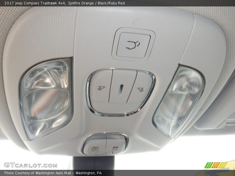 Spitfire Orange / Black/Ruby Red 2017 Jeep Compass Trailhawk 4x4