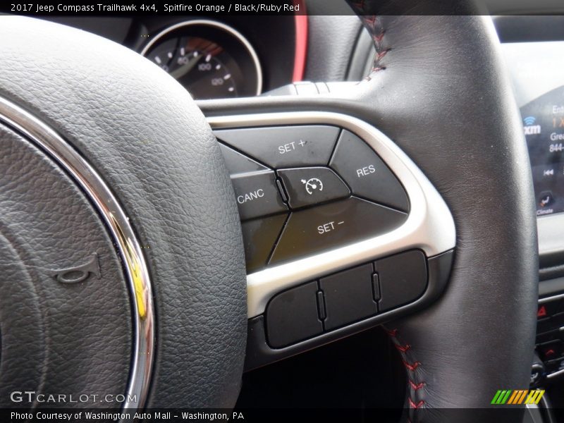 Spitfire Orange / Black/Ruby Red 2017 Jeep Compass Trailhawk 4x4