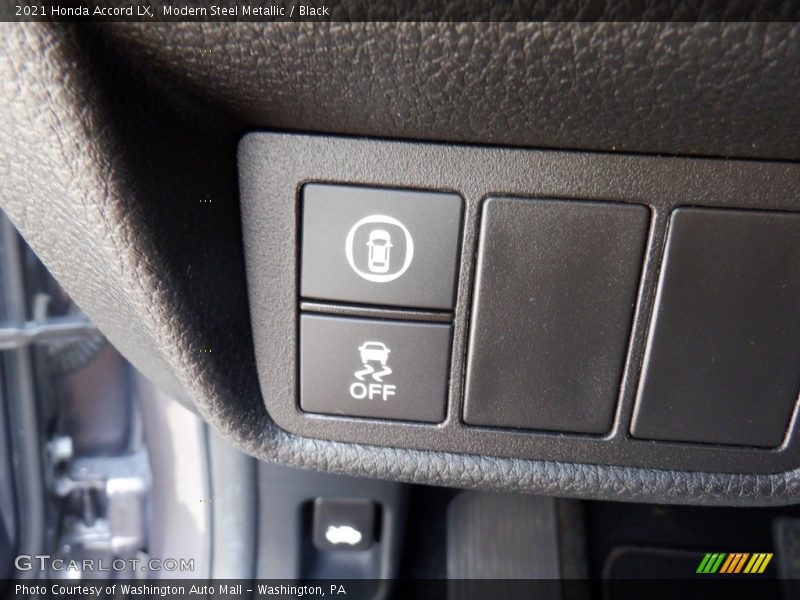 Modern Steel Metallic / Black 2021 Honda Accord LX