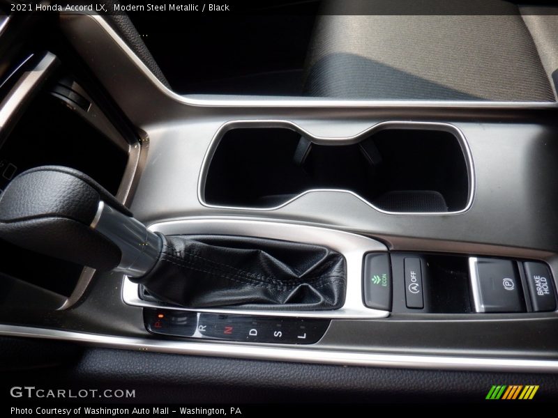 Modern Steel Metallic / Black 2021 Honda Accord LX