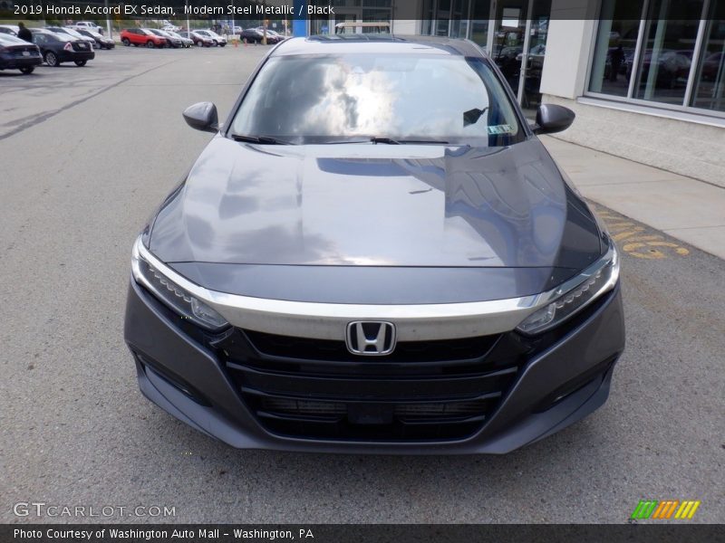 Modern Steel Metallic / Black 2019 Honda Accord EX Sedan