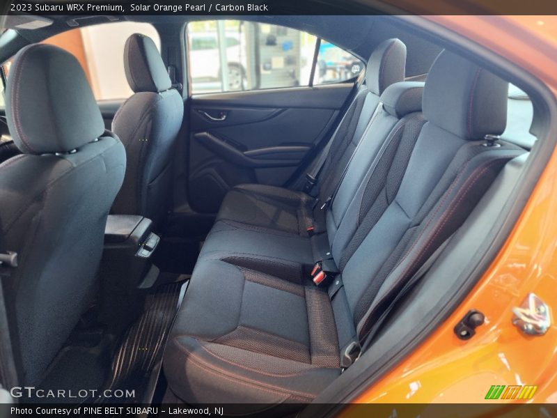 Rear Seat of 2023 WRX Premium