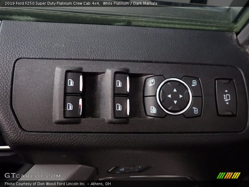 White Platinum / Dark Marsala 2019 Ford F250 Super Duty Platinum Crew Cab 4x4