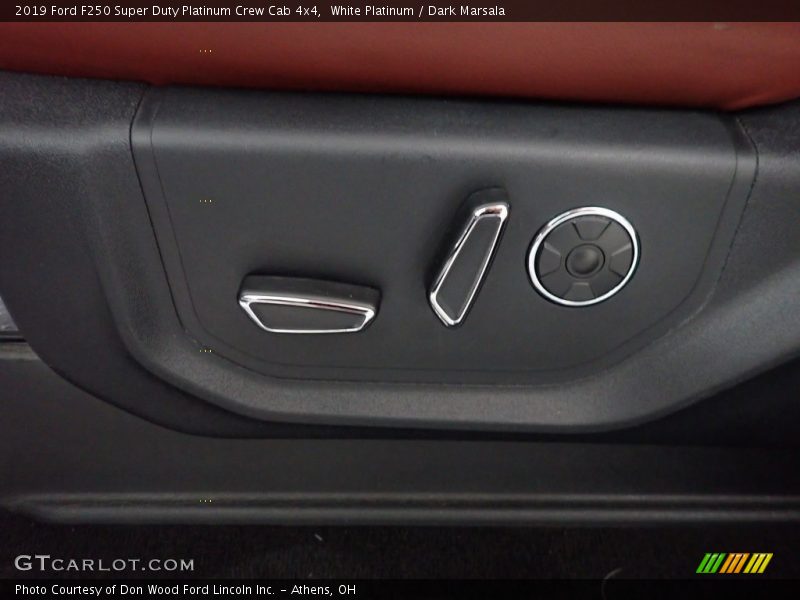 White Platinum / Dark Marsala 2019 Ford F250 Super Duty Platinum Crew Cab 4x4