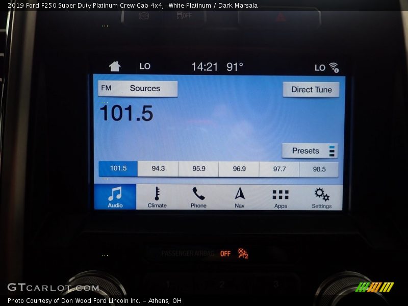 White Platinum / Dark Marsala 2019 Ford F250 Super Duty Platinum Crew Cab 4x4