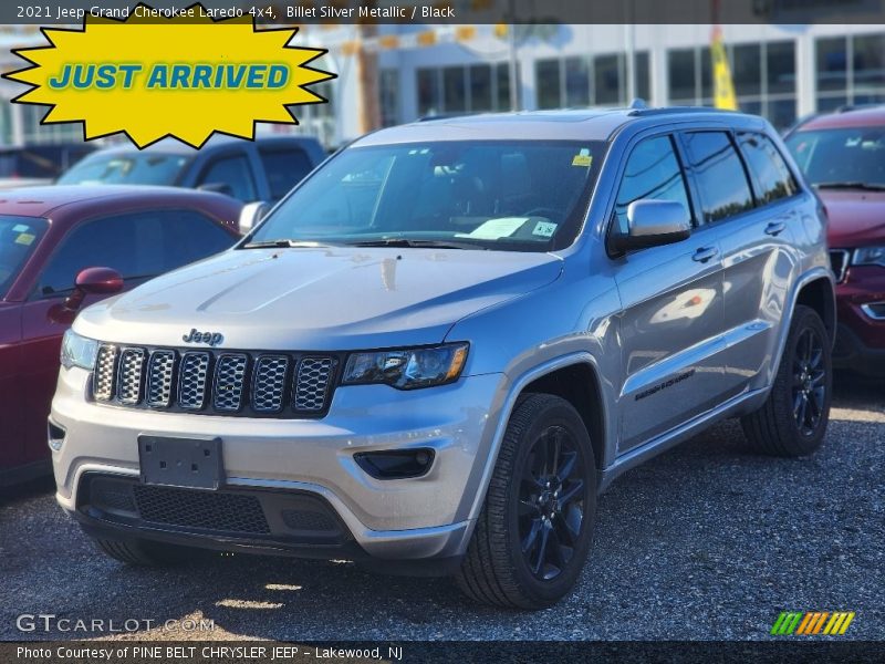 Billet Silver Metallic / Black 2021 Jeep Grand Cherokee Laredo 4x4
