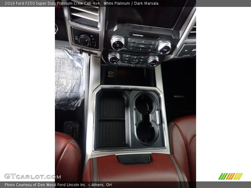 White Platinum / Dark Marsala 2019 Ford F250 Super Duty Platinum Crew Cab 4x4