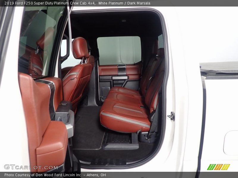 White Platinum / Dark Marsala 2019 Ford F250 Super Duty Platinum Crew Cab 4x4